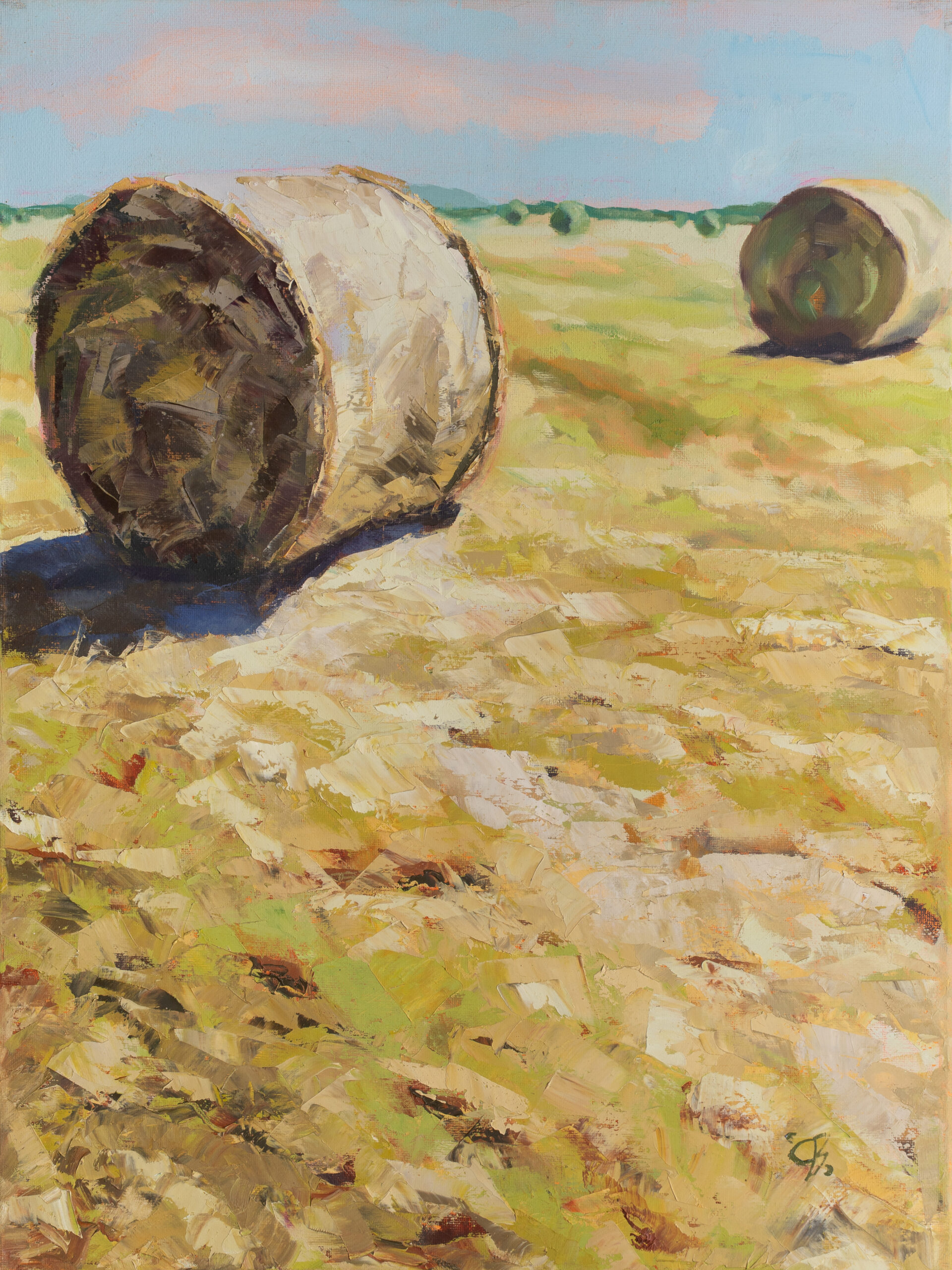 Haybale Daylight - Print